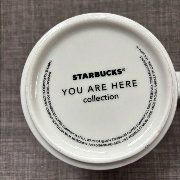 Starbucks Ohio Mug with Red Interior - Picture 7 of 8